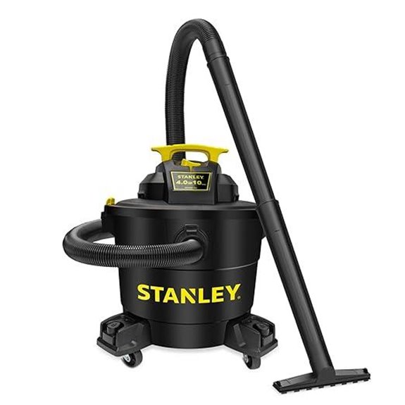 STANLEY 10-Gallon Wet/Dry Shop Vacuum with Attachments