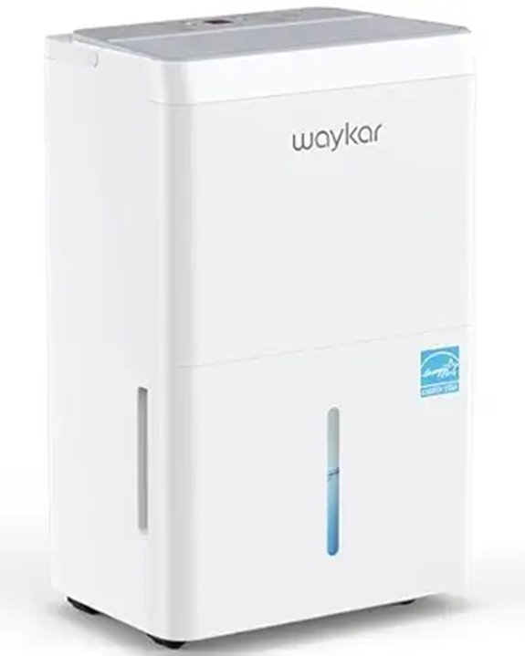 Waykar 120 Pint Energy Star Dehumidifier with Auto Drain
