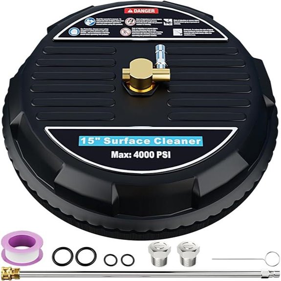 15 inch pressure washer surface cleaner