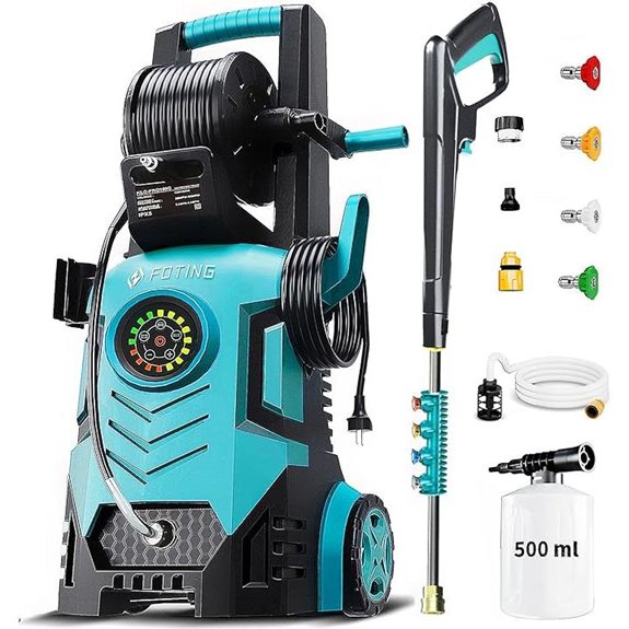 2025 Upgraded Pressure Washer 5000PSI with Touch Screen