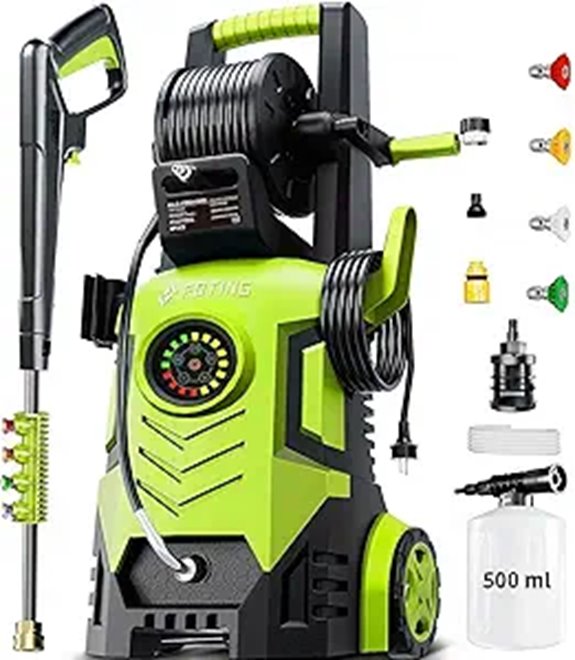 2025 Pressure Washer 5000PSI with Touch Screen