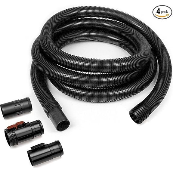 WORKSHOP Wet/Dry Vac Hose Attachment 20ft Locking