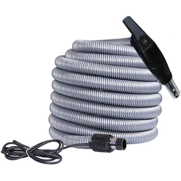 OVO 35ft Universal Central Vacuum Hose with Switch