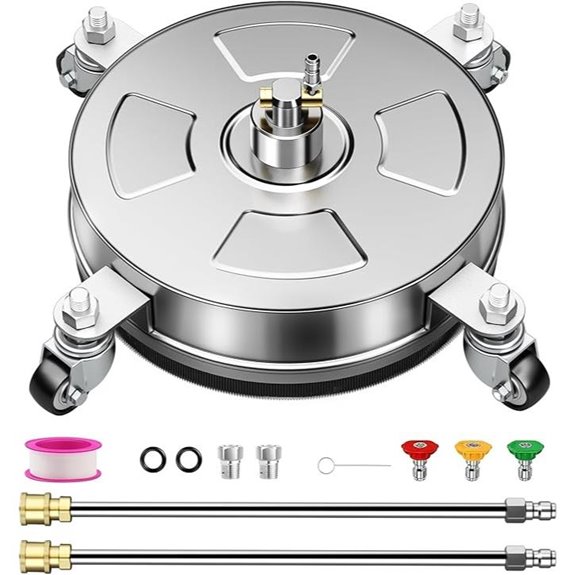 Pressure Washer Surface Cleaner - 4000 PSI Wheels