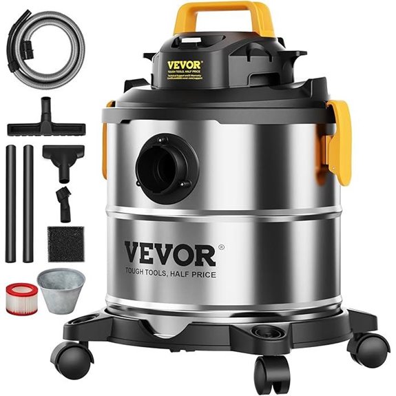 VEVOR 5.5 Gal Wet Dry Shop Vac with Attachments