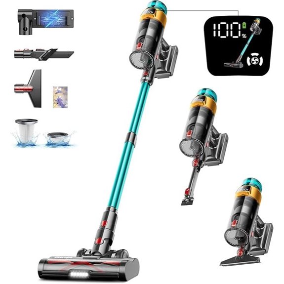 Cordless Vacuum Cleaner 600W 50KPA Rechargeable