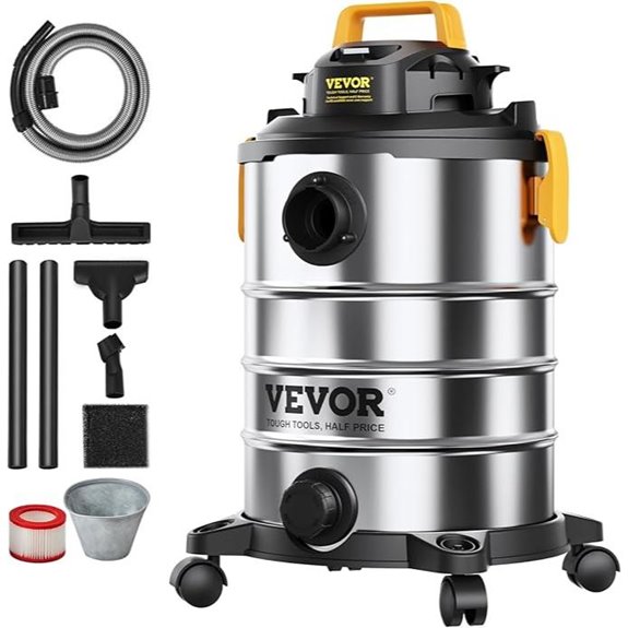 VEVOR 8-Gallon Wet/Dry Shop Vac with Attachments
