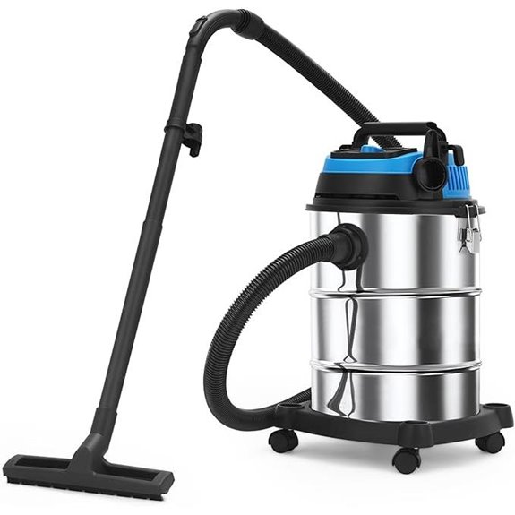 8-Gallon Wet/Dry Shop Vacuum with Steel Tank