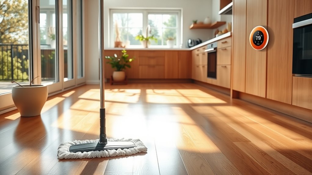 adjust cleaning based on environment