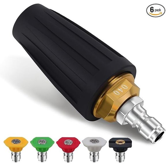 Weslymoo Pressure Washer Nozzle with 5 Tips