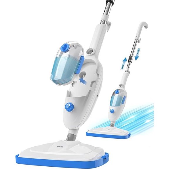 Steam Mop for Hardwood & Hard Floors with Adjustable Steam