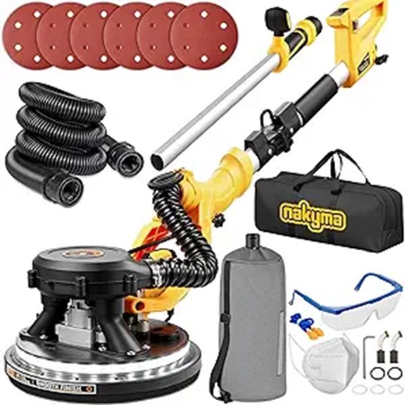 Drywall Sander with Vacuum Variable Speed Extendable Handle