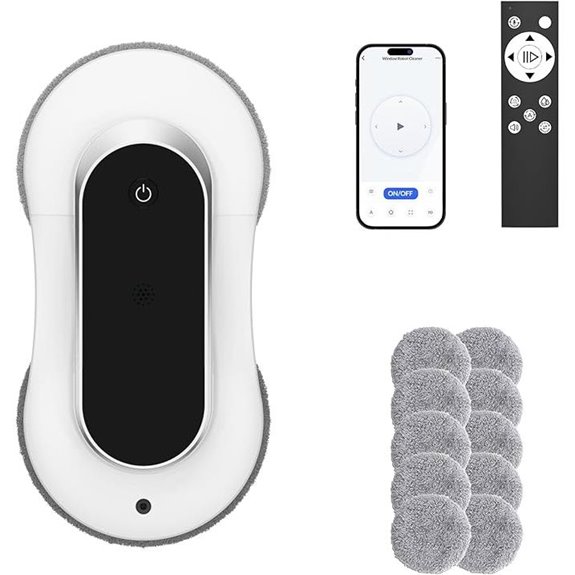 Automatic Window Cleaning Robot with AI Path