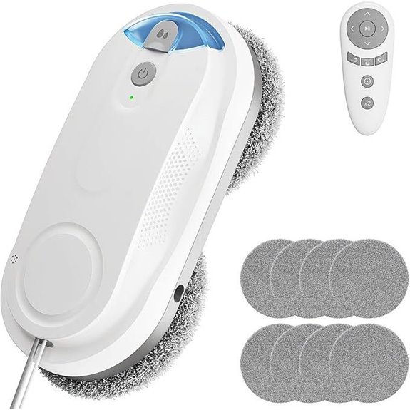 KKI Window Cleaning Robot with AI and Dual Spray