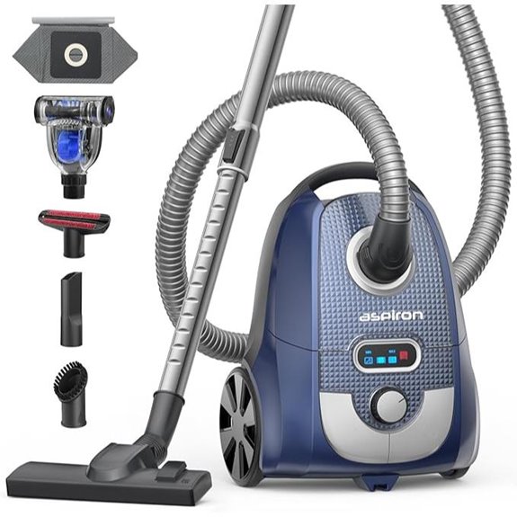 Aspiron Canister Vacuum with HEPA & Pet Tools