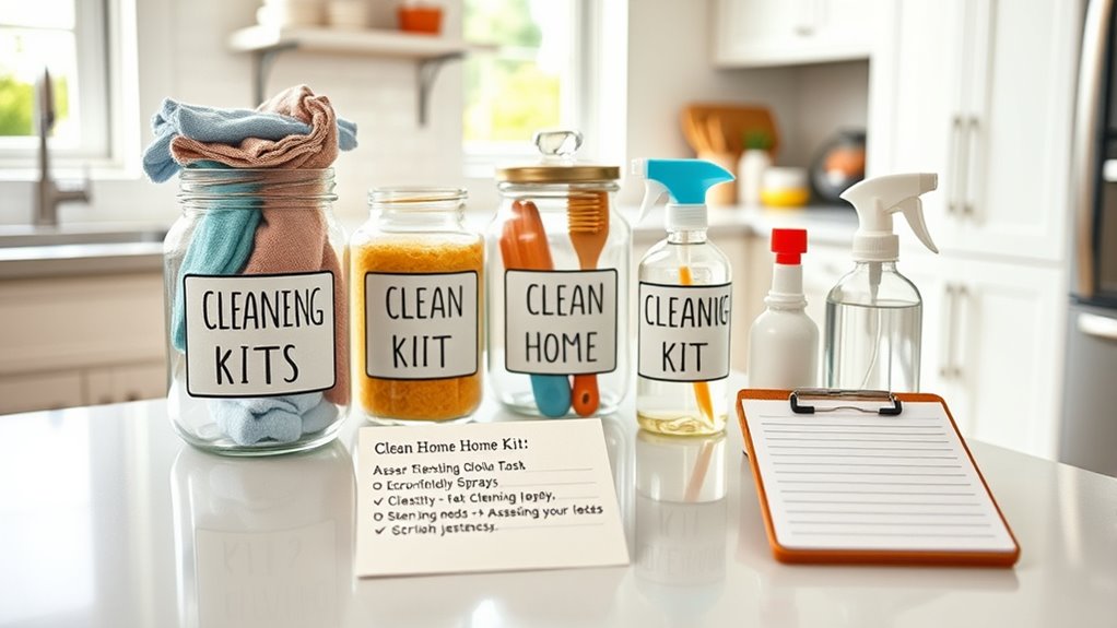 assess home cleaning schedule