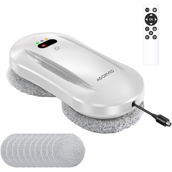 Auto Window Cleaning Robot with Water Spray & Navigation