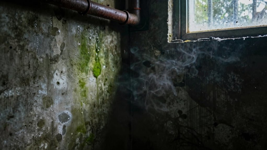 basement odors mold moisture dust