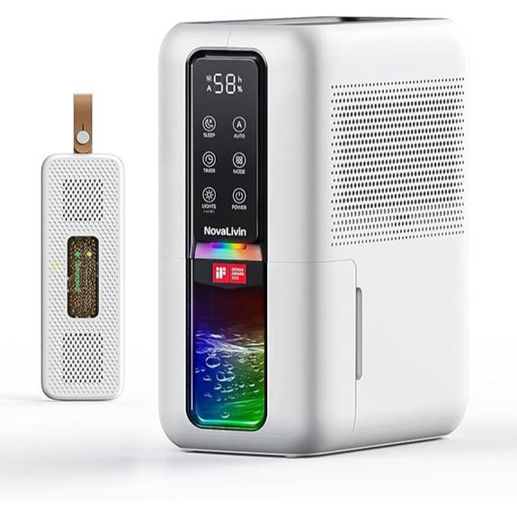 Dehumidifier for Bathroom with Reusable Moisture Absorber