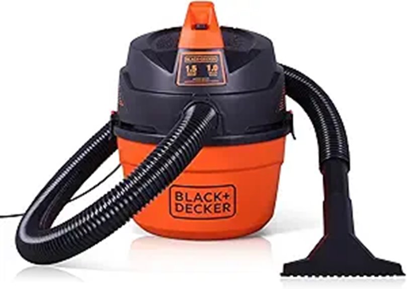 BLACK+DECKER Wet/Dry Shop Vacuum 1 Gallon