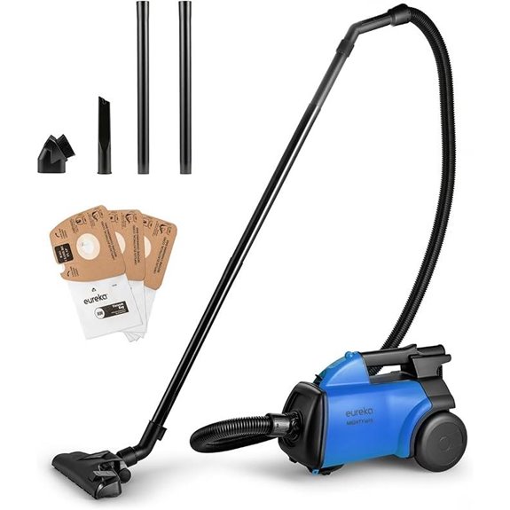 Eureka Bagged Canister Vacuum Cleaner 3670H w/ 2bags 3670h-blue