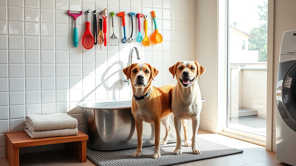 build a custom pet wash station
