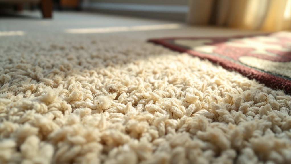 carpet dust and cleaning