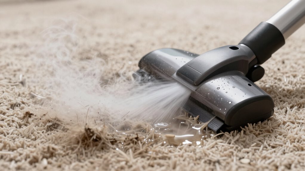 carpet fibers deep cleaning