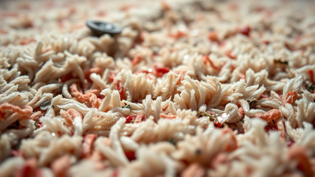 carpet odors from residues