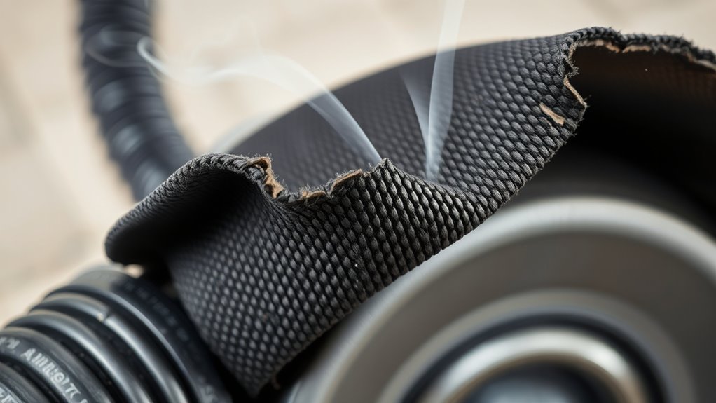 causes of vacuum belt deterioration