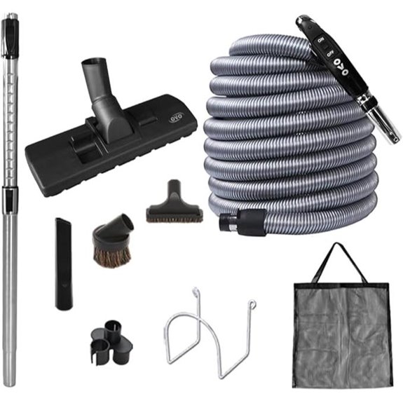 OVO Central Vacuum Kit with Hose Brush & Accessories