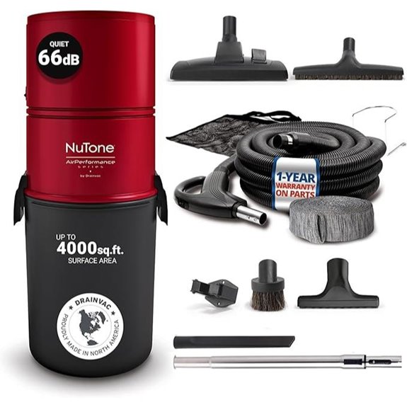 Drainvac Broan-Nutone 550 Central Vacuum & Tool Set