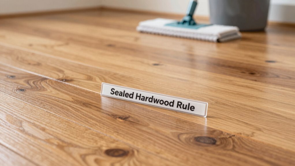 check sealed hardwood first