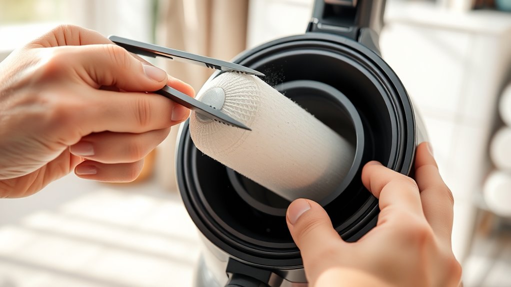 clean dry inspect filter