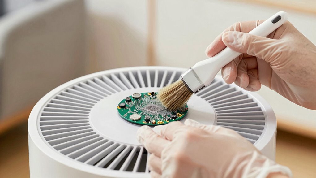 clean sensor carefully regularly