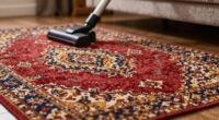 cleaning area rugs properly