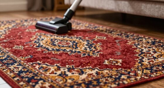 cleaning area rugs properly