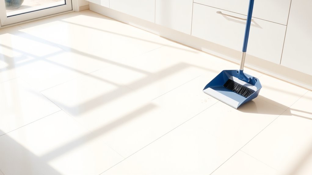 clear clutter before cleaning