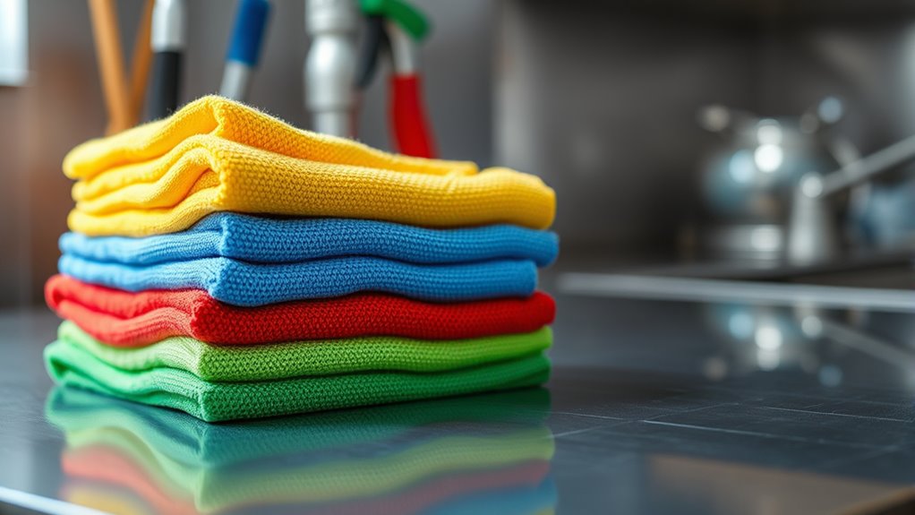color coded cleaning task assignment