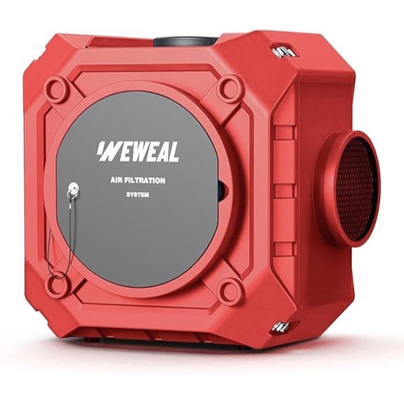 Commercial Air Scrubber with HEPA Filter and Carbon