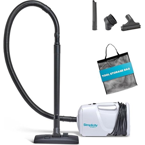 Simplicity Sport Small Canister Vacuum for Stairs