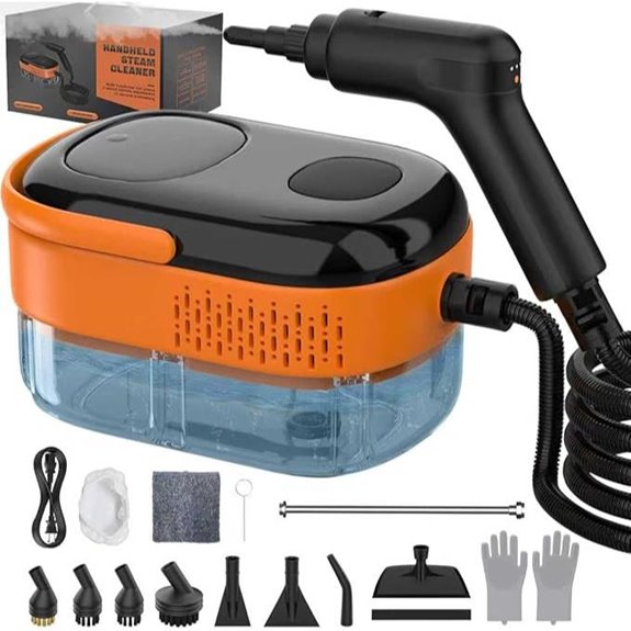 Portable Handheld Steam Cleaner with 16 Accessories