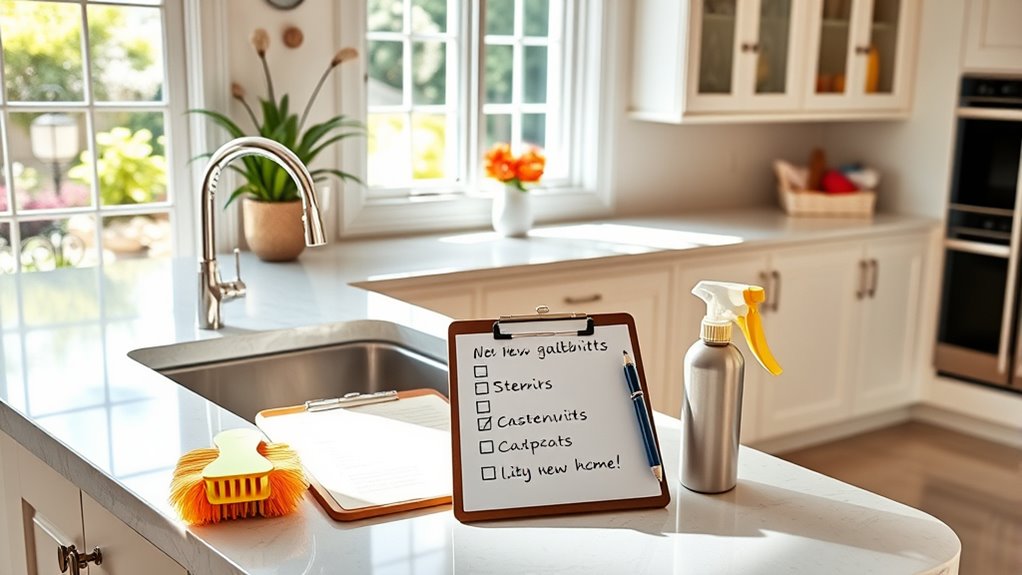 comprehensive home cleaning checklist