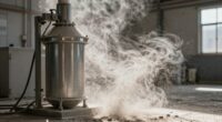 concrete dust filtration warning