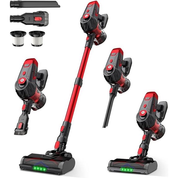 Cordless 500W Vacuum Cleaner with HEPA Filter