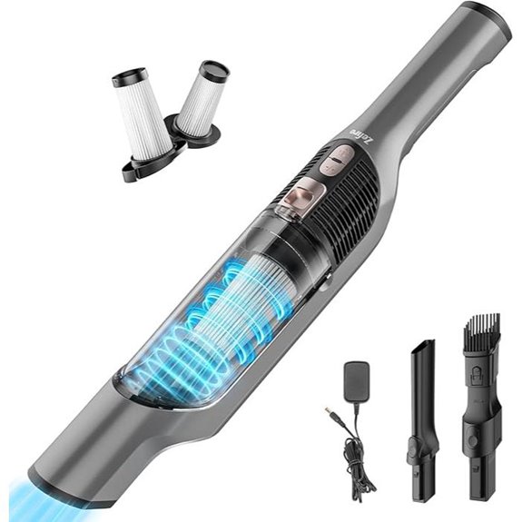 Zefiro Cordless Handheld Car Vacuum with Accessories