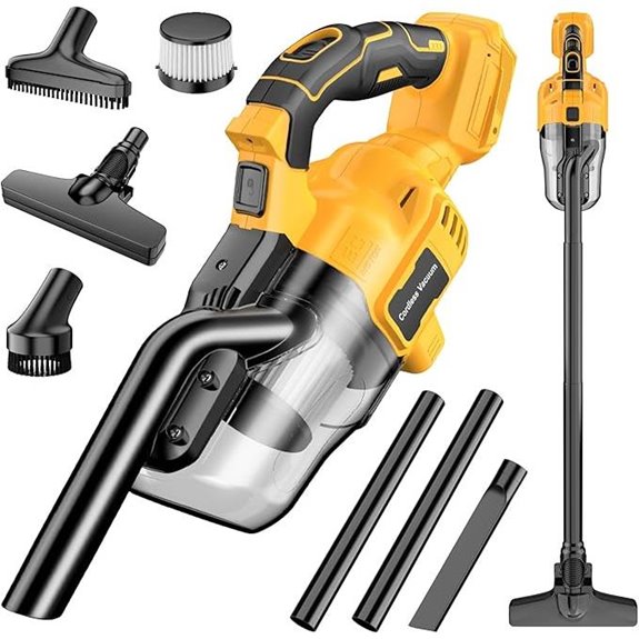 Cordless Handheld Vacuum with DeWalt 20V Battery