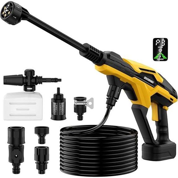 Cordless Pressure Washer for Dewalt 20V Battery