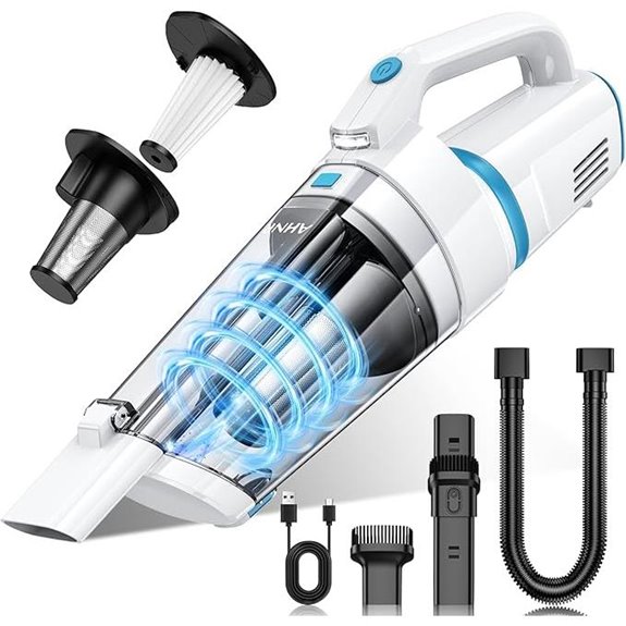 AHNR Cordless Handheld Vacuum with HEPA Filters