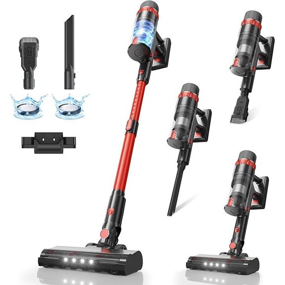 Cordless 560W Stick Vacuum for Pet Hair and Floors